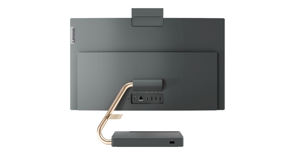 Lenovo IdeaCentre AiO 5 24ALC6 (F0G2001DGE), PC-System(grau, Windows 11 Home 64-Bit)