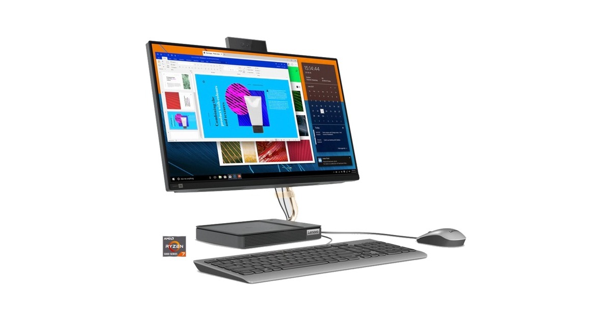Lenovo IdeaCentre AiO 5 24ALC6 (F0G20043GE), PC-System(grau, Windows 11 Home 64-Bit) Lenovo IdeaCentre AiO 5 24ALC6 (F0G20043GE), PC-System(grau, Windows 11 Home 64-Bit)