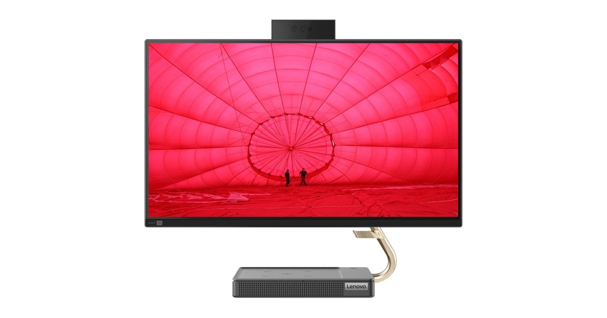 Lenovo IdeaCentre AiO 5 24ALC6 (F0G20043GE), PC-System(grau, Windows 11 Home 64-Bit)