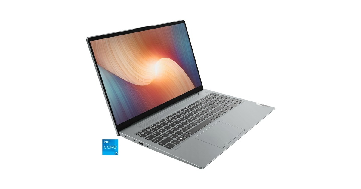 Lenovo IdeaPad 5 15IAL7 (82SF0090GE), Notebook(grau, Windows 11 Home 64-Bit, 39.6 cm (15.6 Zoll), 512 GB SSD)