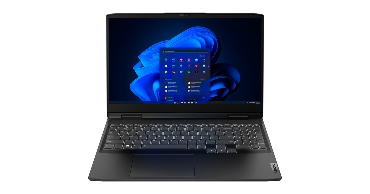 Lenovo IdeaPad Gaming 3 (82SA000BGE), Gaming-Notebook(schwarz, Windows 11 Home 64-Bit, 40.6 cm (16 Zoll) & 165 Hz Display, 512 GB SSD)