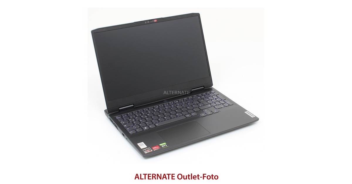 Lenovo IdeaPad Gaming 3 (82SB0072GE), Gaming-Notebook(grau, Windows 11 Home 64-Bit, 39.6 cm (15.6 Zoll) & 120 Hz Display, 512 GB SSD, Outlet)