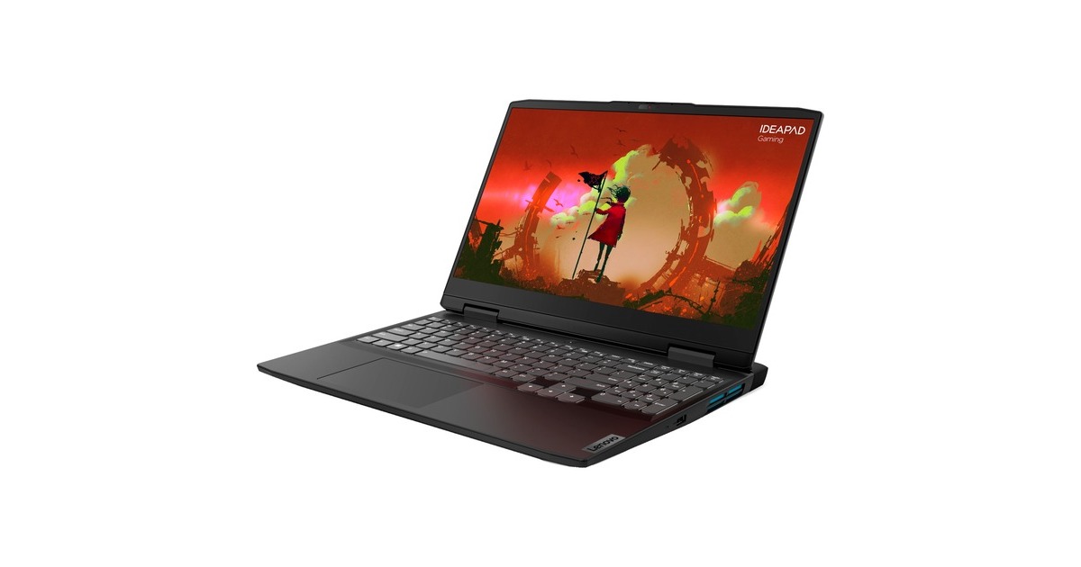 Lenovo IdeaPad Gaming 3 (82SB0072GE), Gaming-Notebook(grau, Windows 11 Home 64-Bit, 39.6 cm (15.6 Zoll) & 120 Hz Display, 512 GB SSD, Outlet)