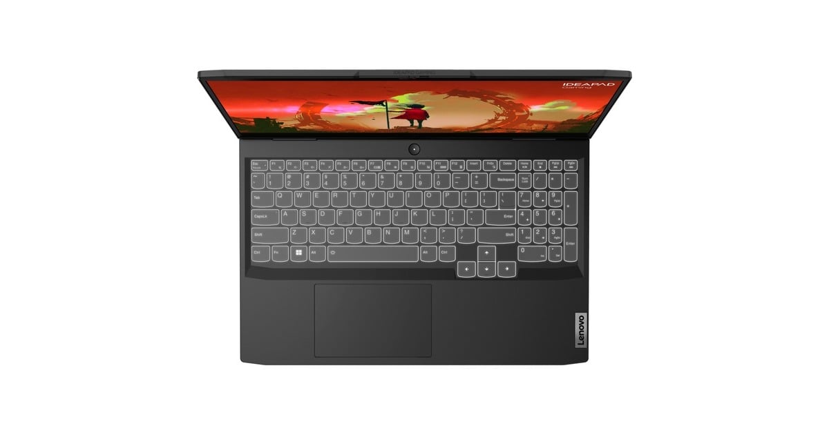 Lenovo IdeaPad Gaming 3 (82SB0072GE), Gaming-Notebook(grau, Windows 11 Home 64-Bit, 39.6 cm (15.6 Zoll) & 120 Hz Display, 512 GB SSD)