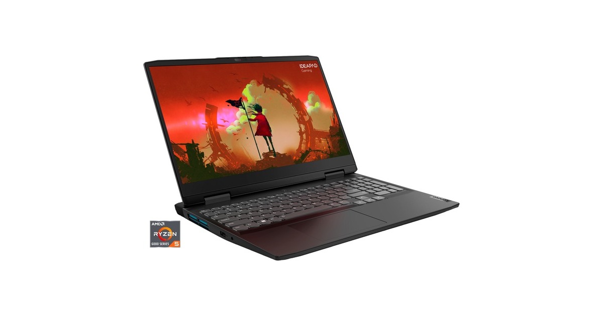 Lenovo IdeaPad Gaming 3 (82SC000PGE), Gaming-Notebook(schwarz, Windows 11 Home 64-Bit, 40.6 cm (16 Zoll) & 165 Hz Display, 512 GB SSD)