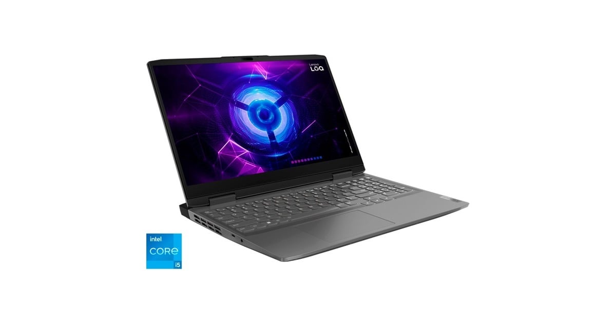 Lenovo LOQ (82XV002YGE), Gaming-Notebook(grau, ohne Betriebssystem, 39.6 cm (15.6 Zoll) & 165 Hz Display, 512 GB SSD)