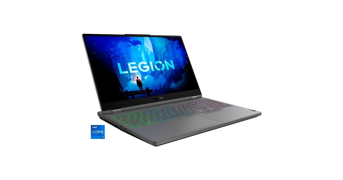 Lenovo Legion 5 15IAH7H (82RB00HYGE), Gaming-Notebook(grau, Windows 11 Home 64-Bit, 39.6 cm (15.6 Zoll) & 165 Hz Display, 1 TB SSD)
