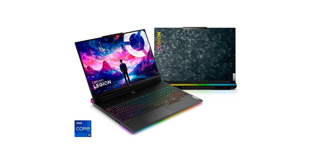 Lenovo Legion 9 16IRX8 (83AG0009GE), Gaming-Notebook(schwarz, Windows 11 Home 64-Bit, 40.6 cm (16 Zoll) & 165 Hz Display, 2 TB SSD)