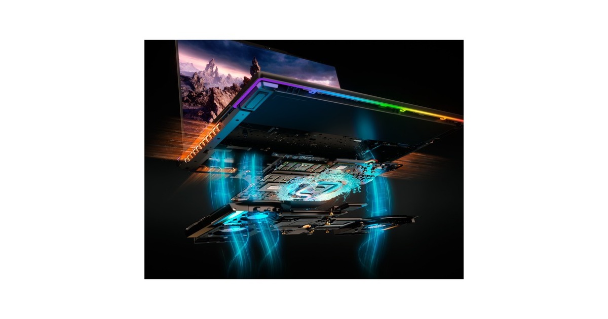 Lenovo Legion 9 16IRX8 (83AG0009GE), Gaming-Notebook(schwarz, Windows 11 Home 64-Bit, 40.6 cm (16 Zoll) & 165 Hz Display, 2 TB SSD)