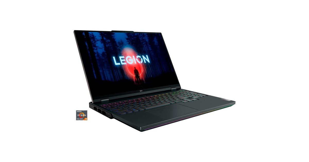 Lenovo Legion Pro7 16ARX8H (82WS001DGE), Gaming-Notebook(grau, Windows 11 Home 64-Bit, 40.6 cm (16 Zoll) & 240 Hz Display, 1 TB SSD)