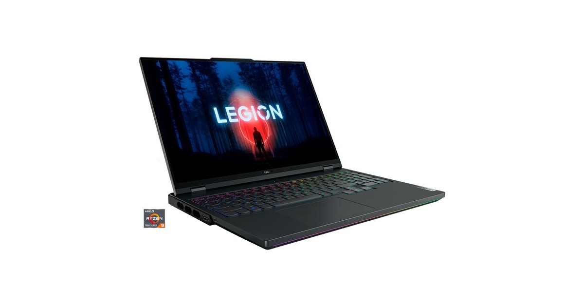 Lenovo Legion Pro 7 16ARX8H (82WS001CGE), Gaming-Notebook(grau, Windows 11 Home 64-Bit, 40.6 cm (16 Zoll) & 240 Hz Display, 512 GB SSD)