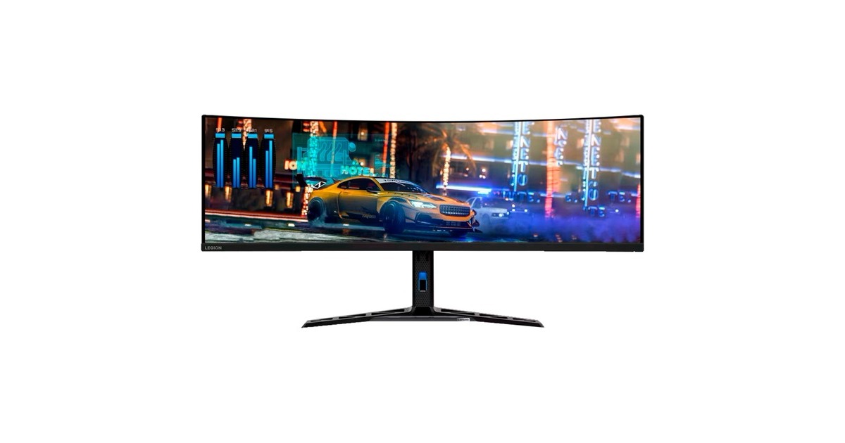 Lenovo Legion R45w-30, Gaming-Monitor(113 cm (44.5 Zoll), schwarz, DQHD, VA, HDMI, DisplayPort, USB-C, AMD Free-Sync Premium, 165Hz Panel)