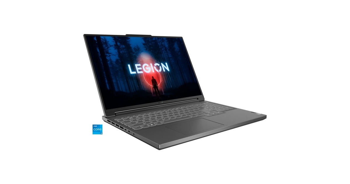 Lenovo Legion Slim 5 (82YA0012GE), Gaming-Notebook(grau, Windows 11 Home 64-Bit, 40.6 cm (16 Zoll) & 165 Hz Display, 512 GB SSD)