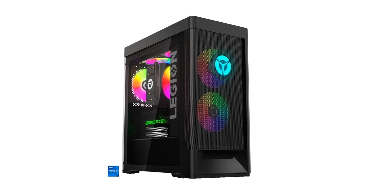 Lenovo Legion T5 26IAB7 (90SV003XGE), Gaming-PC(schwarz/transparent, Windows 11 Home 64-Bit) Lenovo Legion T5 26IAB7 (90SV003XGE), Gaming-PC(schwarz/transparent, Windows 11 Home 64-Bit)