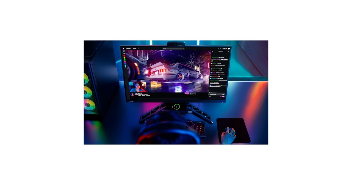 Lenovo Legion Y32p-30, Gaming-Monitor(81.3 cm (31.5 Zoll), schwarz, UltraHD/4K, IPS, HDMI, DisplayPort, USB-C, AMD Free-Sync Premium, HDR 400, 144Hz Panel)