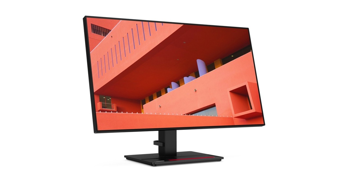 Lenovo P27q-20, LED-Monitor(68.6 cm (27 Zoll), schwarz, QHD, DisplayPort, IPS, 60 Hz)