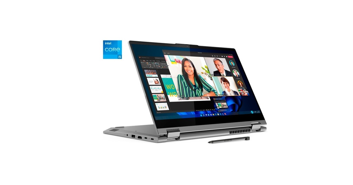 Lenovo ThinkBook 14S Yoga G3 (21JG0007GE), Notebook(grau, Windwos 11 Pro 64-Bit, 35.6 cm (14 Zoll), 512 GB SSD)