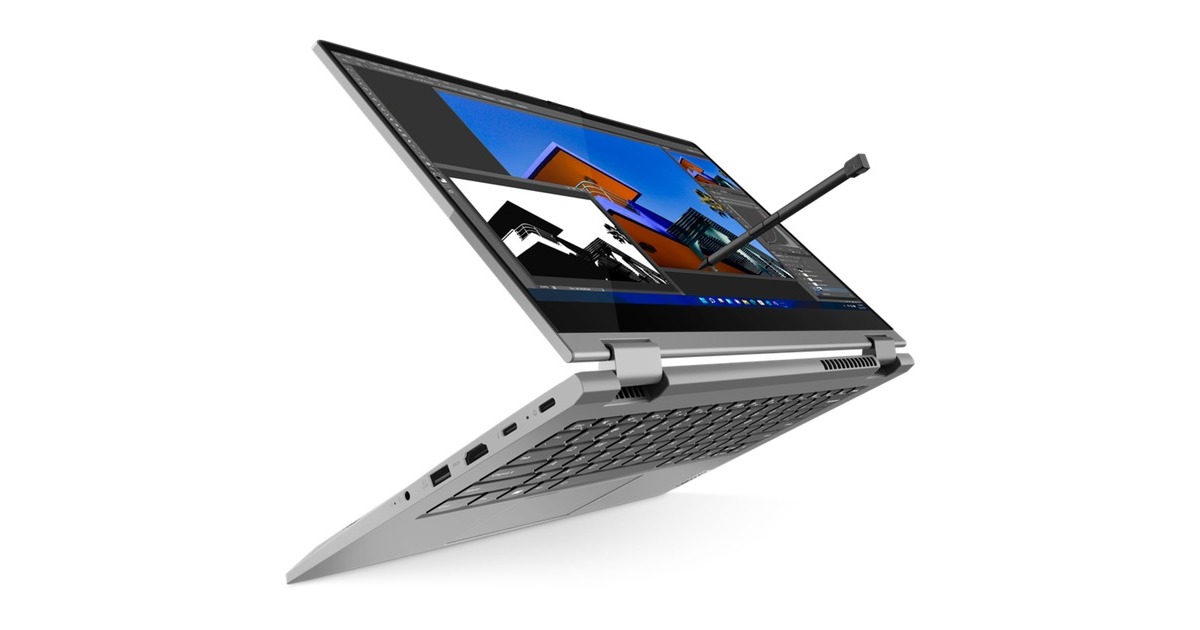 Lenovo ThinkBook 14s Yoga G3 (21JG000JGE), Notebook(grau, Windows 11 Pro 64-Bit, 35.6 cm (14 Zoll), 256 GB SSD)