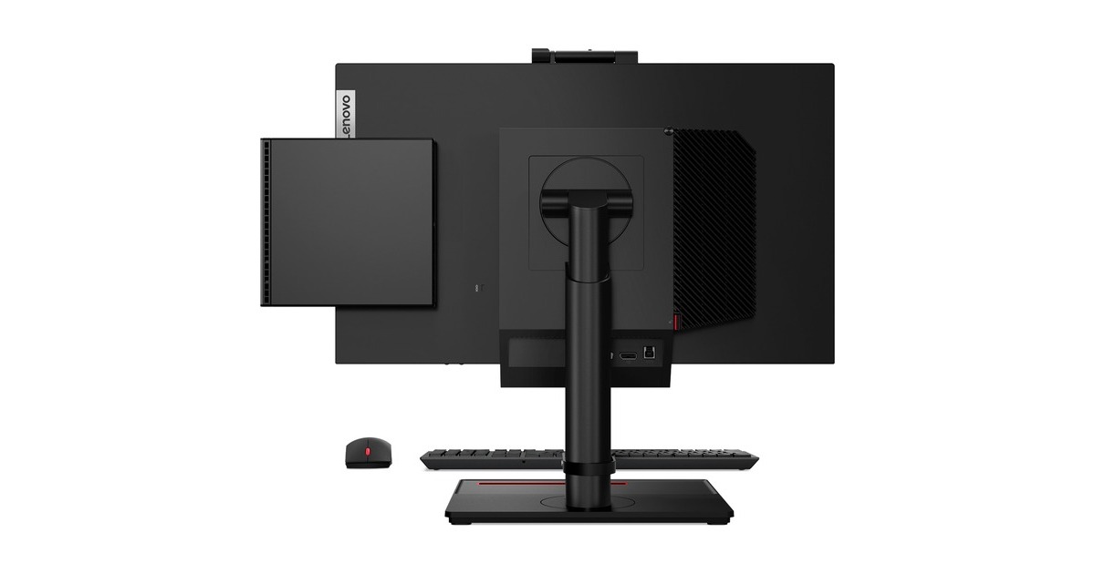 Lenovo ThinkCentre M70q Gen 4 (12E3004JGE), Mini-PC(schwarz, Windows 11 Pro 64-Bit)