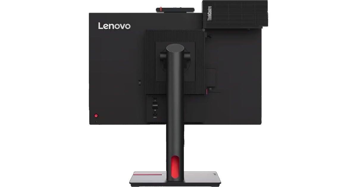 Lenovo ThinkCentre Tiny-In-One 24 Gen5, LED-Monitor(61 cm (24 Zoll), schwarz, FullHD, IPS, Webcam, Outlet)