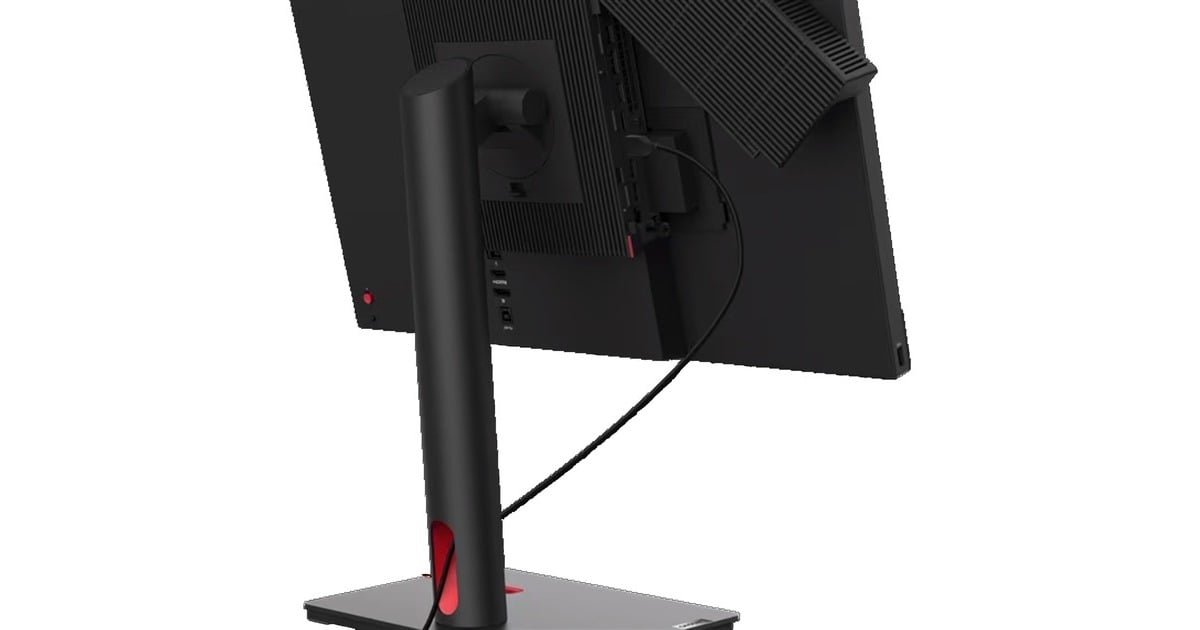 Lenovo ThinkCentre Tiny-In-One 24 Gen5, LED-Monitor(61 cm (24 Zoll), schwarz, FullHD, IPS, Webcam, Outlet)