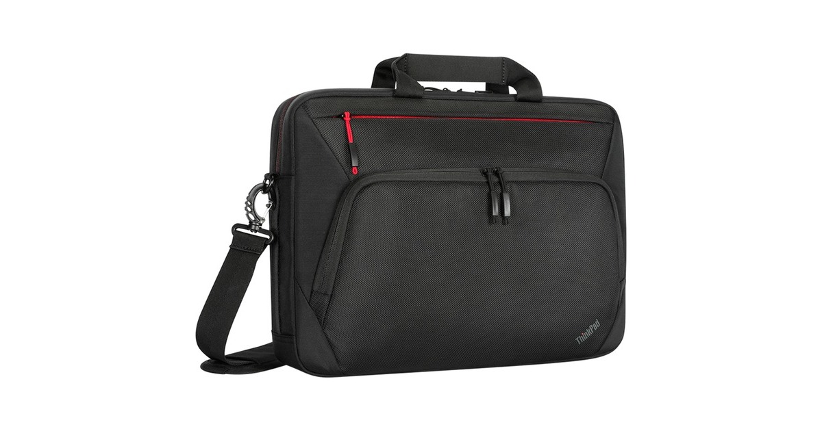Lenovo ThinkPad Essential Plus (Eco) 15,6", Notebooktasche(schwarz/rot, bis 39,6 cm (15,6"))