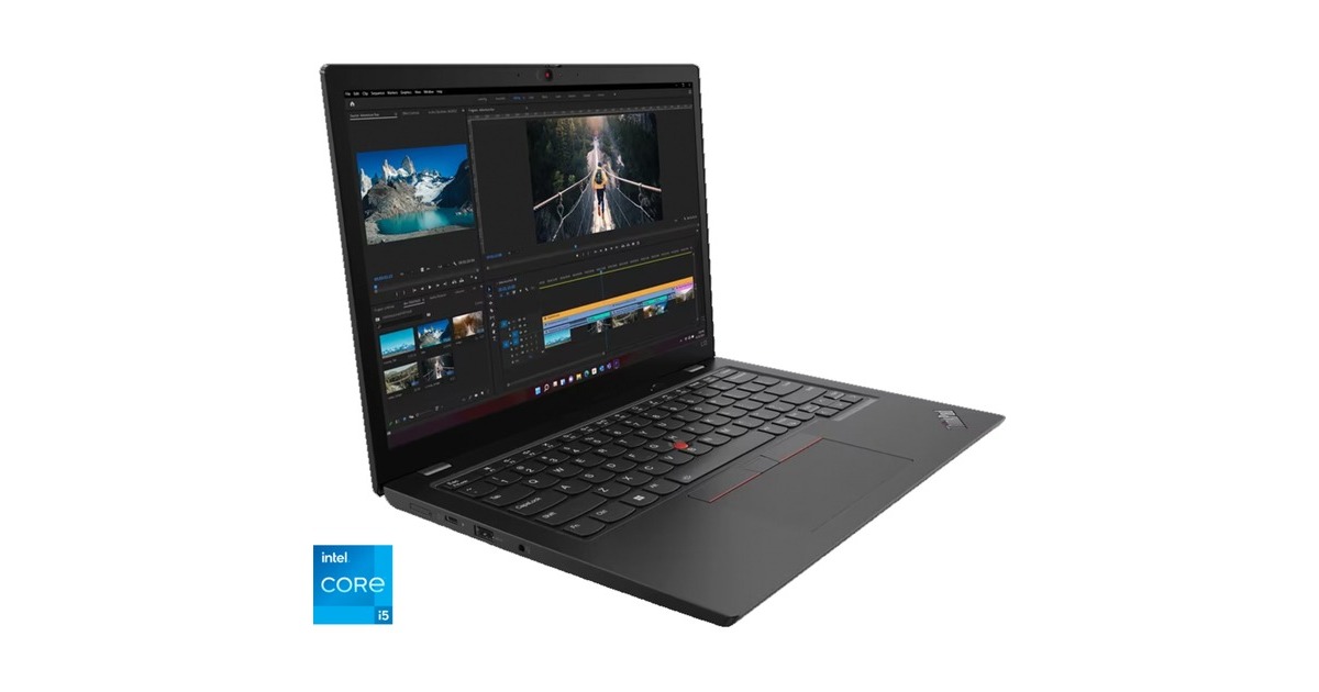 Lenovo ThinkPad L13 G4 (21FG000BGE), Notebook(schwarz, Windows 11 Pro 64-Bit, 33.8 cm (13.3 Zoll) & 60 Hz Display, 512 GB SSD)