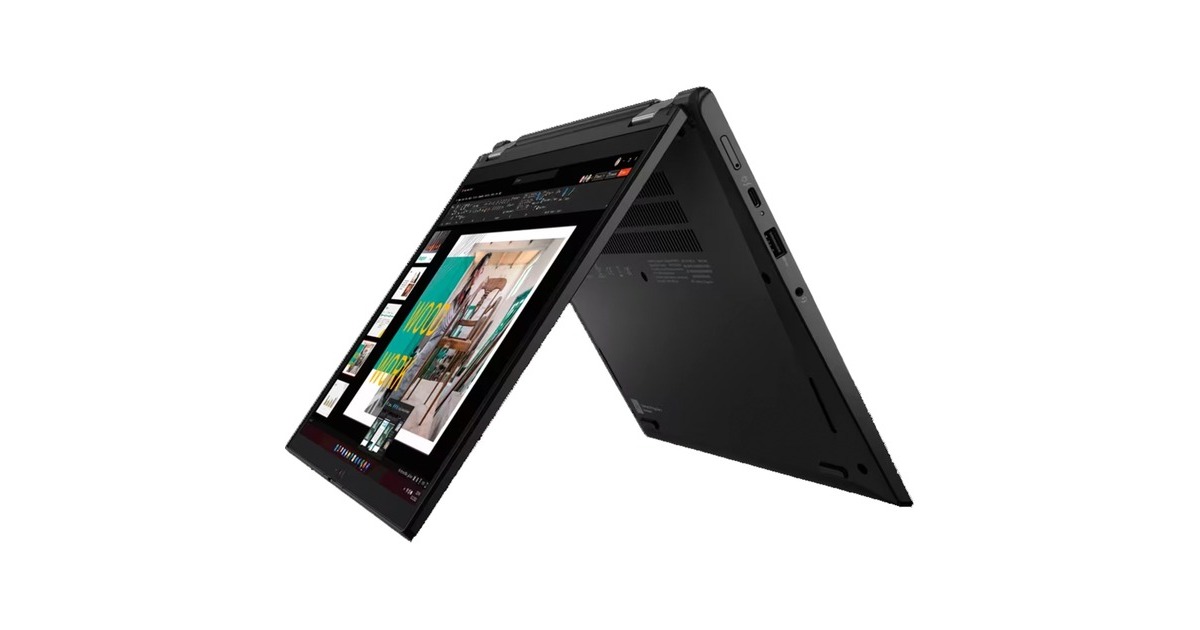 Lenovo ThinkPad L13 Yoga G4 (21FJ000BGE), Notebook(schwarz, Windows 11 Pro 64-Bit, 33.8 cm (13.3 Zoll) & 60 Hz Display, 512 GB SSD)