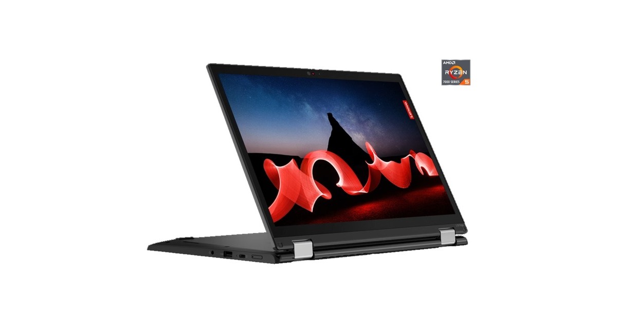Lenovo ThinkPad L13 Yoga G4 (21FR000AGE), Notebook(schwarz, Windows 11 Pro 64-Bit, 33.8 cm (13.3 Zoll) & 60 Hz Display, 512 GB SSD)
