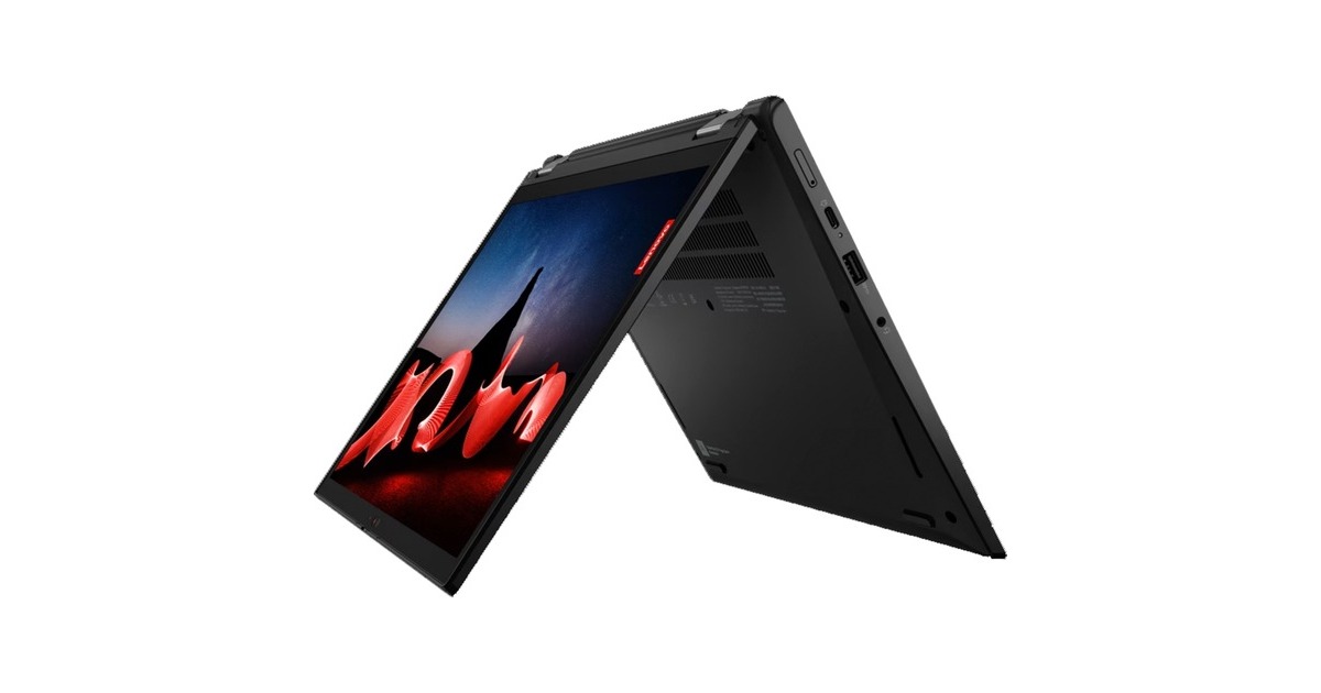 Lenovo ThinkPad L13 Yoga G4 (21FR000AGE), Notebook(schwarz, Windows 11 Pro 64-Bit, 33.8 cm (13.3 Zoll) & 60 Hz Display, 512 GB SSD)