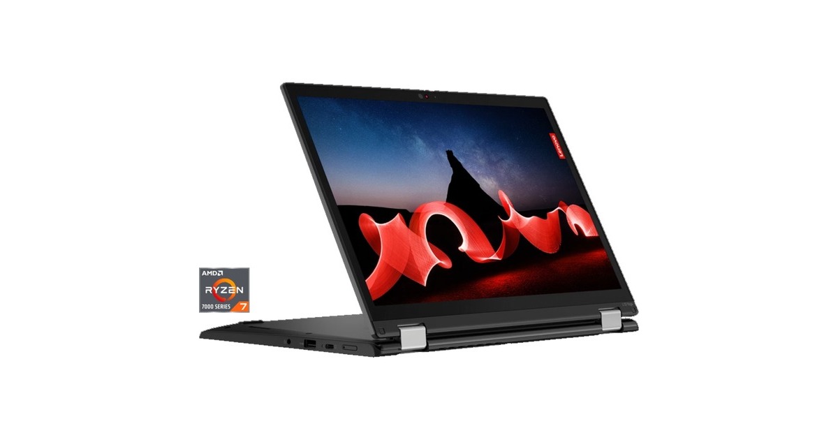 Lenovo ThinkPad L13 Yoga G4 (21FR001GGE), Notebook(schwarz, Windows 11 Pro 64-Bit, 33.8 cm (13.3 Zoll) & 60 Hz Display, 1 TB SSD)