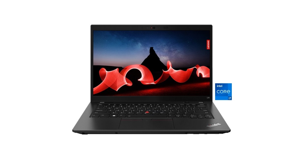 Lenovo ThinkPad L14 G4 (21H1003FGE), Notebook(schwarz, Windows 11 Pro 64-Bit, 35.6 cm (14 Zoll) & 60 Hz Display, 512 GB SSD)