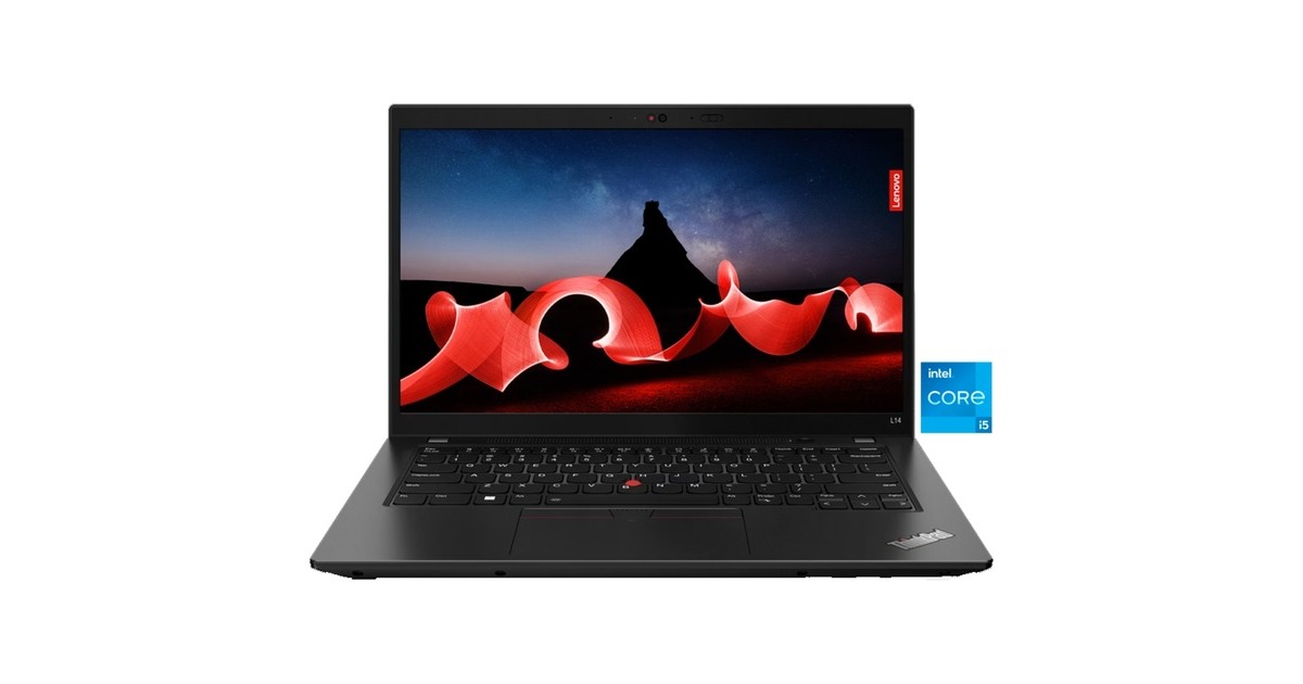 Lenovo ThinkPad L14 G4 (21H1003HGE), Notebook(schwarz, Windows 11 Pro 64-Bit, 35.6 cm (14 Zoll) & 60 Hz Display, 256 GB SSD)