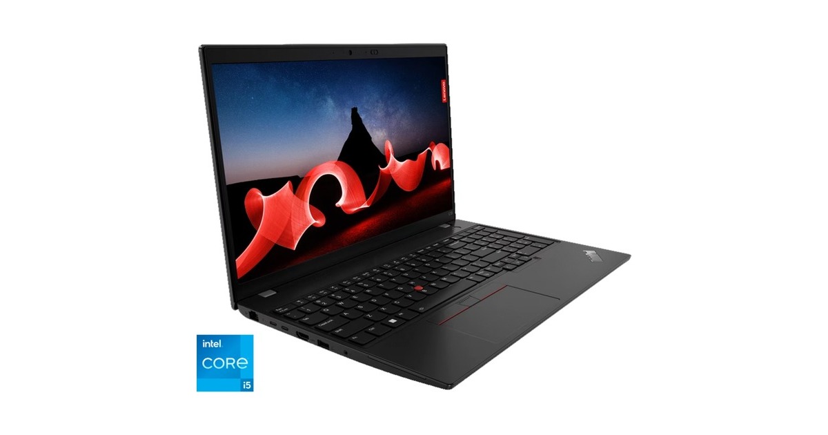 Lenovo ThinkPad L15 G4 (21H3002BGE), Notebook(schwarz, Windows 11 Pro 64-Bit, 39.6 cm (15.6 Zoll) & 60 Hz Display, 512 GB SSD)