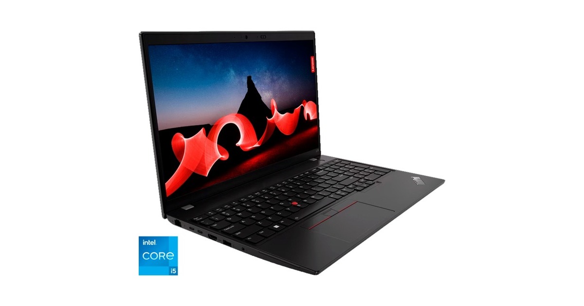 Lenovo ThinkPad L15 G4 (21H3002DGE), Notebook(schwarz, Windows 11 Pro 64-Bit, 39.6 cm (15.6 Zoll) & 60 Hz Display, 256 GB SSD)