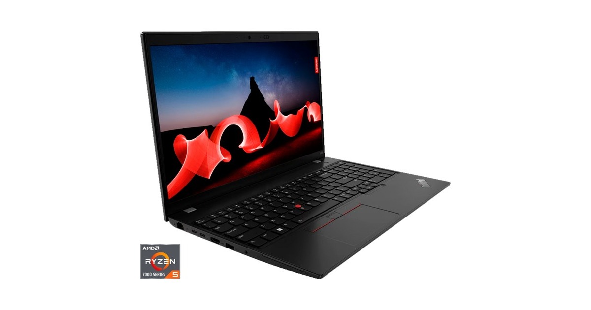 Lenovo ThinkPad L15 G4 (21H7001XGE), Notebook(schwarz, Windows 11 Pro 64-Bit, 39.6 cm (15.6 Zoll) & 60 Hz Display, 256 GB SSD)