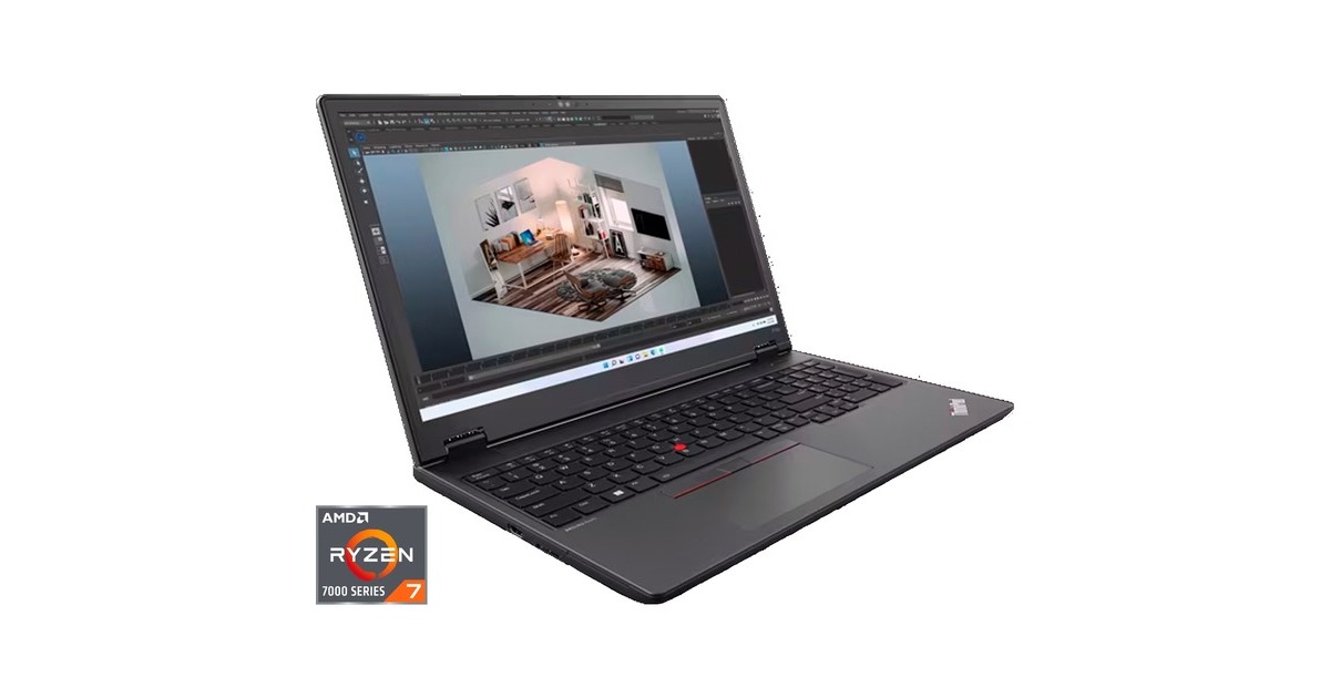 Lenovo ThinkPad P16v G1 (21FE0003GE), Notebook(schwarz, Windows 11 Pro 64-Bit, 40.6 cm (16 Zoll), 512 GB SSD)