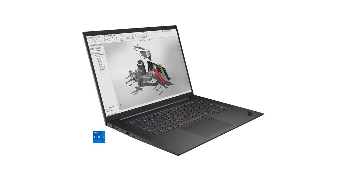 Lenovo ThinkPad P1 G6 (21FV000HGE), Notebook(schwarz, Windows 11 Pro 64-Bit, 40.6 cm (16 Zoll) & 60 Hz Display, 1 TB SSD)
