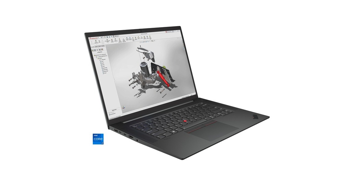 Lenovo ThinkPad P1 G6 (21FV000VGE), Notebook(schwarz, Windows 11 Pro 64-Bit, 40.6 cm (16 Zoll) & 60 Hz Display, 1 TB SSD)