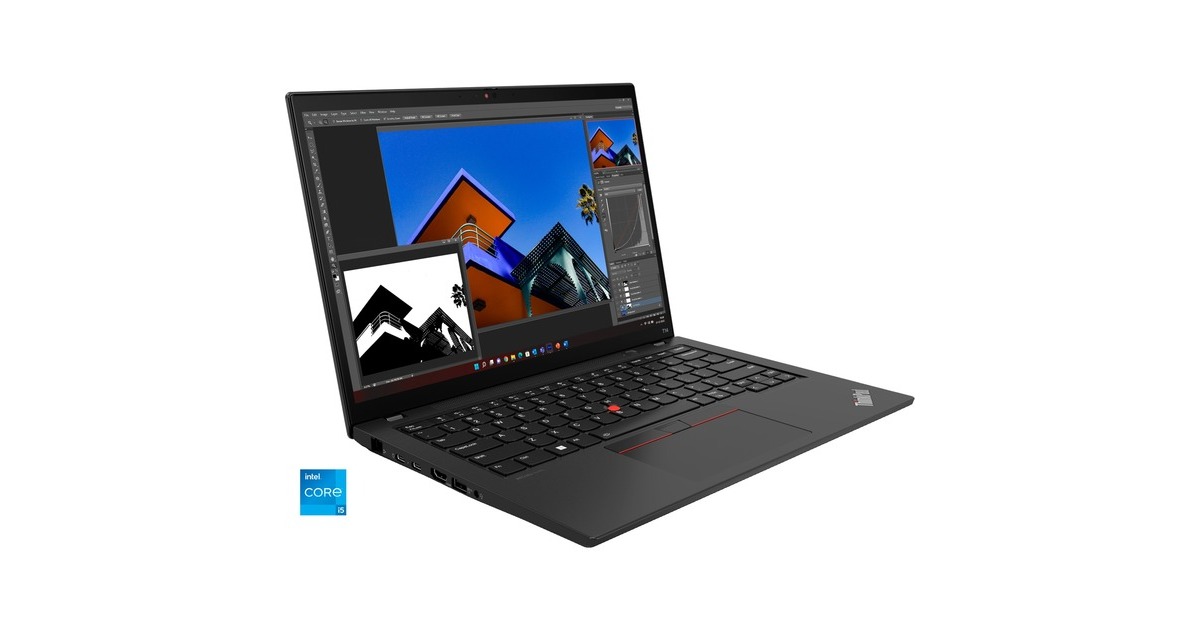 Lenovo ThinkPad T14 G4 (21HD004KGE), Notebook(schwarz, Windows 11 Pro 64-Bit, 35.6 cm (14 Zoll), 512 GB SSD)