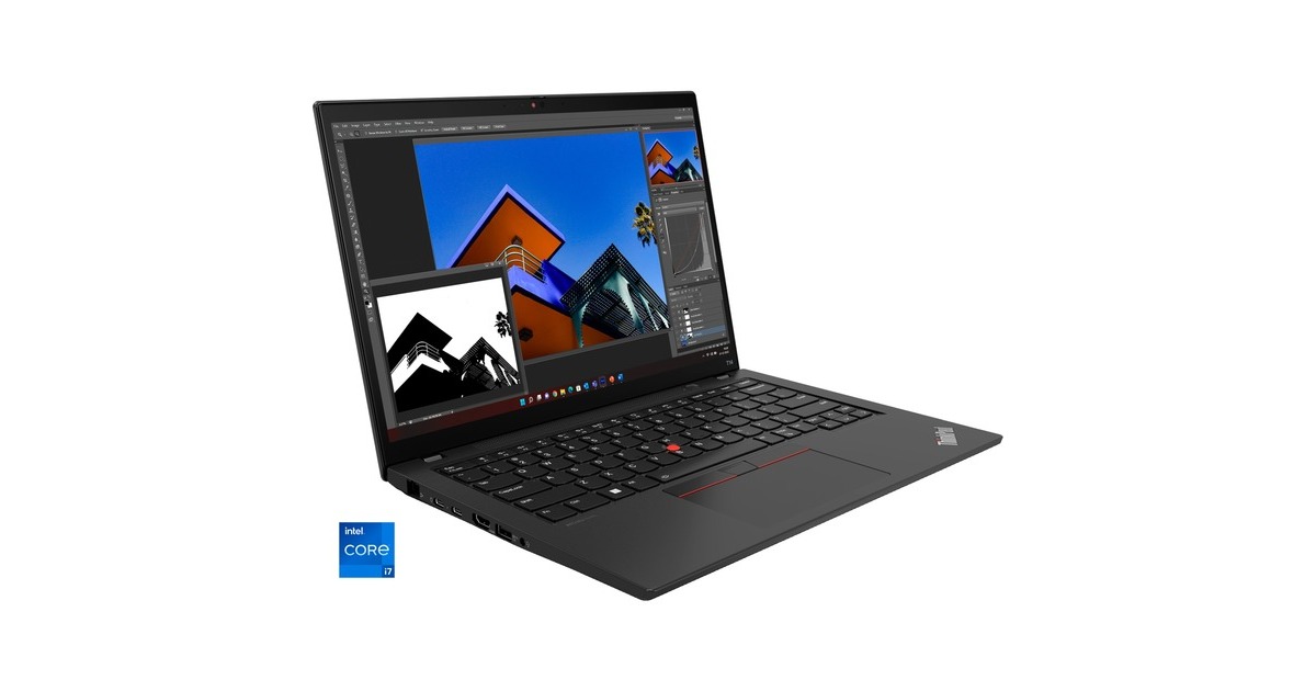 Lenovo ThinkPad T14 G4 (21HD004RGE), Notebook(schwarz, Windows 11 Pro 64-Bit, 35.6 cm (14 Zoll), 1 TB SSD)