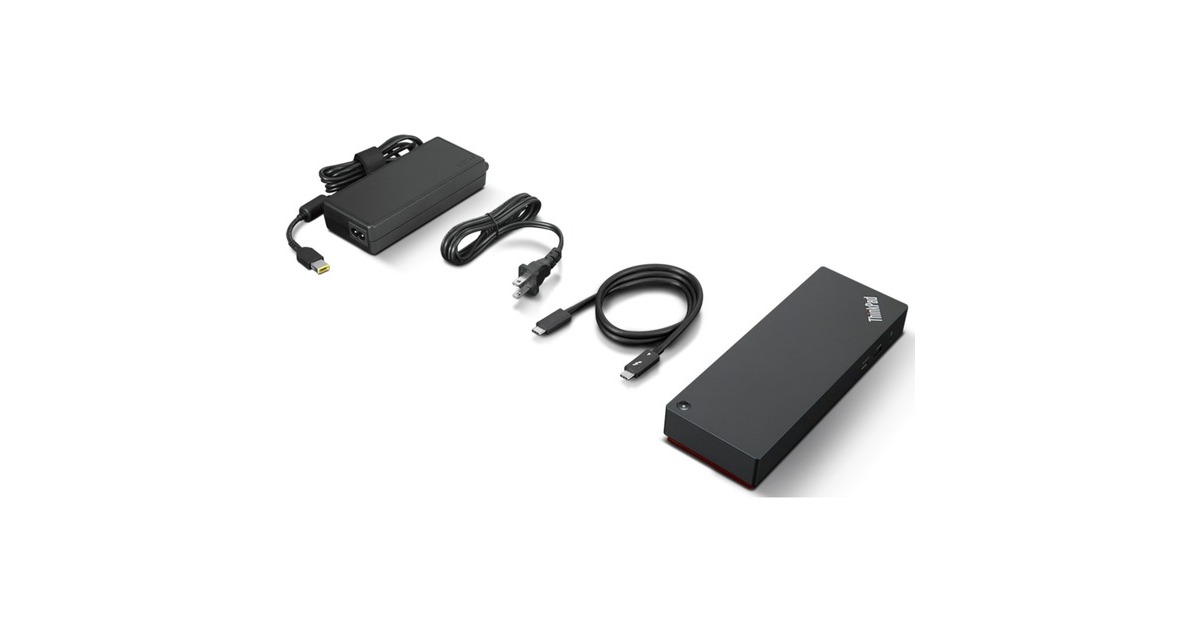 Lenovo ThinkPad Universal Thunderbolt 4 Dock, Dockingstation(schwarz/rot)