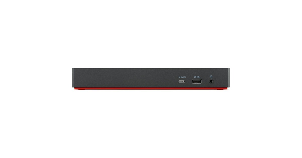 Lenovo ThinkPad Universal Thunderbolt 4 Dock, Dockingstation(schwarz/rot)