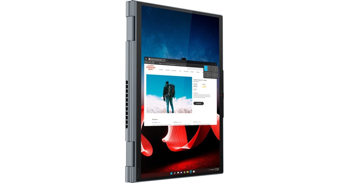 Lenovo ThinkPad X1 Yoga G8 (21HQ005RGE), Notebook(grau, Windows 11 Pro 64-Bit, 35.6 cm (14 Zoll), 1 TB SSD)