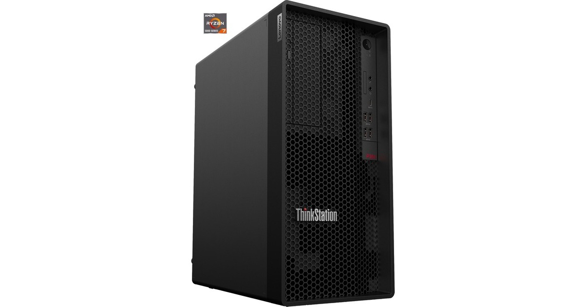 Lenovo ThinkStation P358 Tower (30GL005LGE), PC-System(schwarz, Windows 11 Pro 64-Bit)
