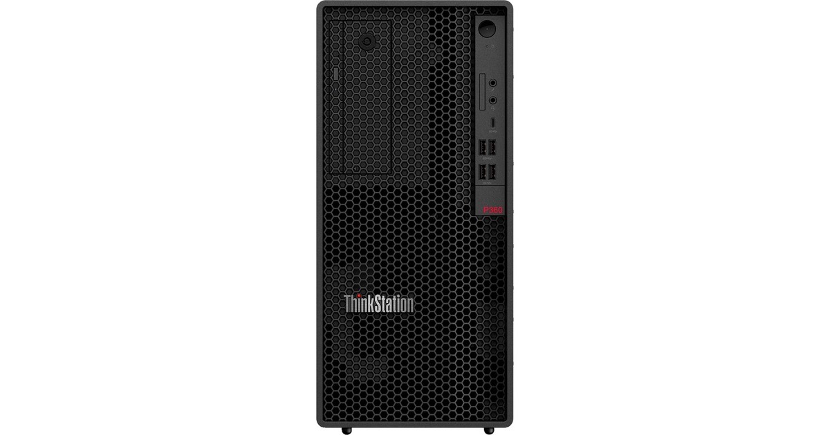 Lenovo ThinkStation P360 Tower (30FM00BQGE), PC-System(schwarz, Windows 11 Pro 64-Bit)