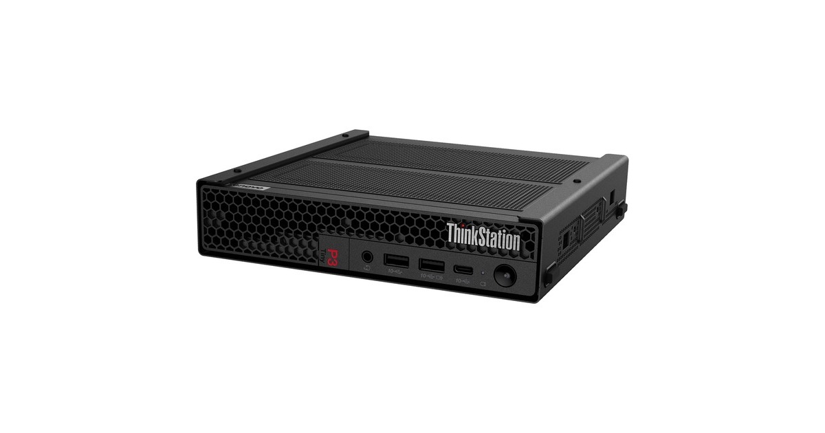Lenovo ThinkStation P3 Tiny (30H0001LGE), Mini-PC(schwarz, Windows 11 Pro 64-Bit)