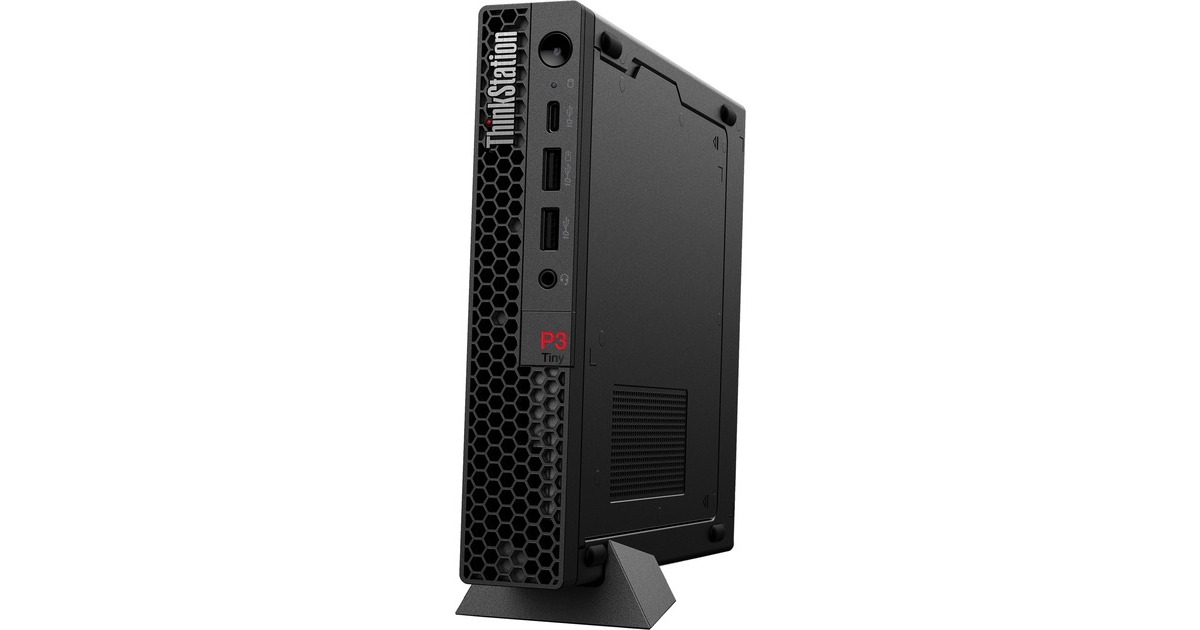 Lenovo ThinkStation P3 Tiny (30H0001MGE), Mini-PC(schwarz, Windows 11 Pro 64-Bit)
