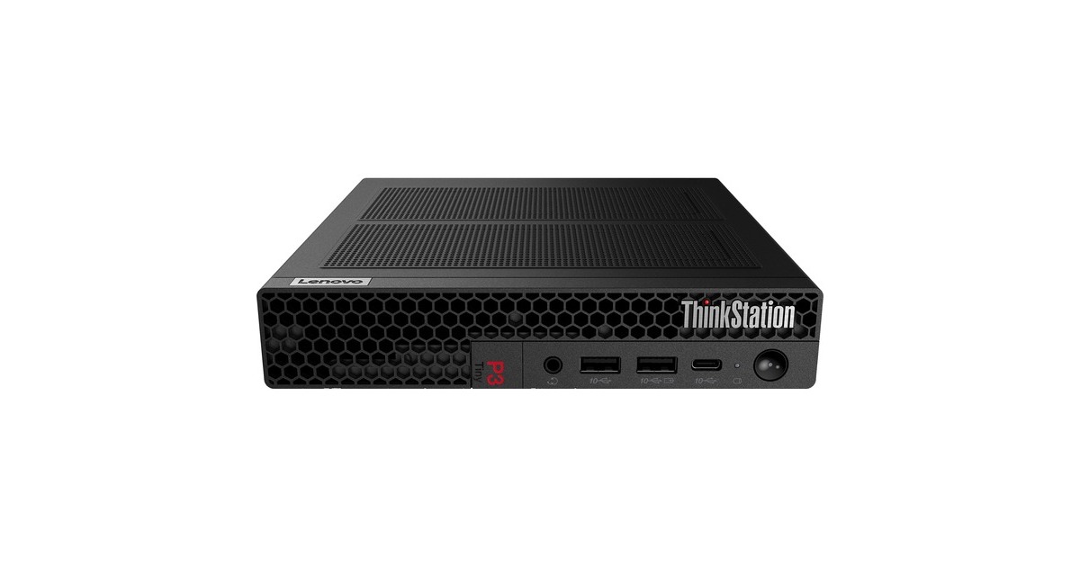 Lenovo ThinkStation P3 Tiny (30H0001TGE), Mini-PC(schwarz, Windows 11 Pro 64-Bit)