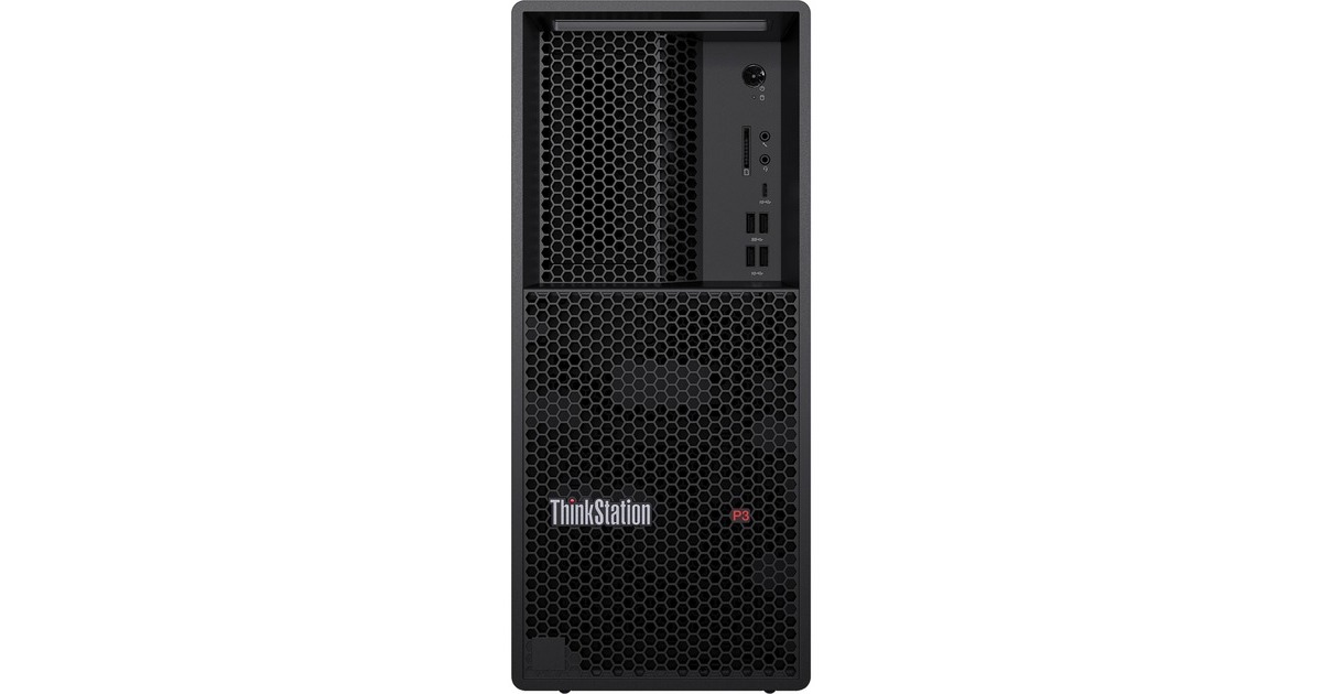 Lenovo ThinkStation P3 Tower (30GS001XGE), PC-System(schwarz, Windows 11 Pro 64-Bit)